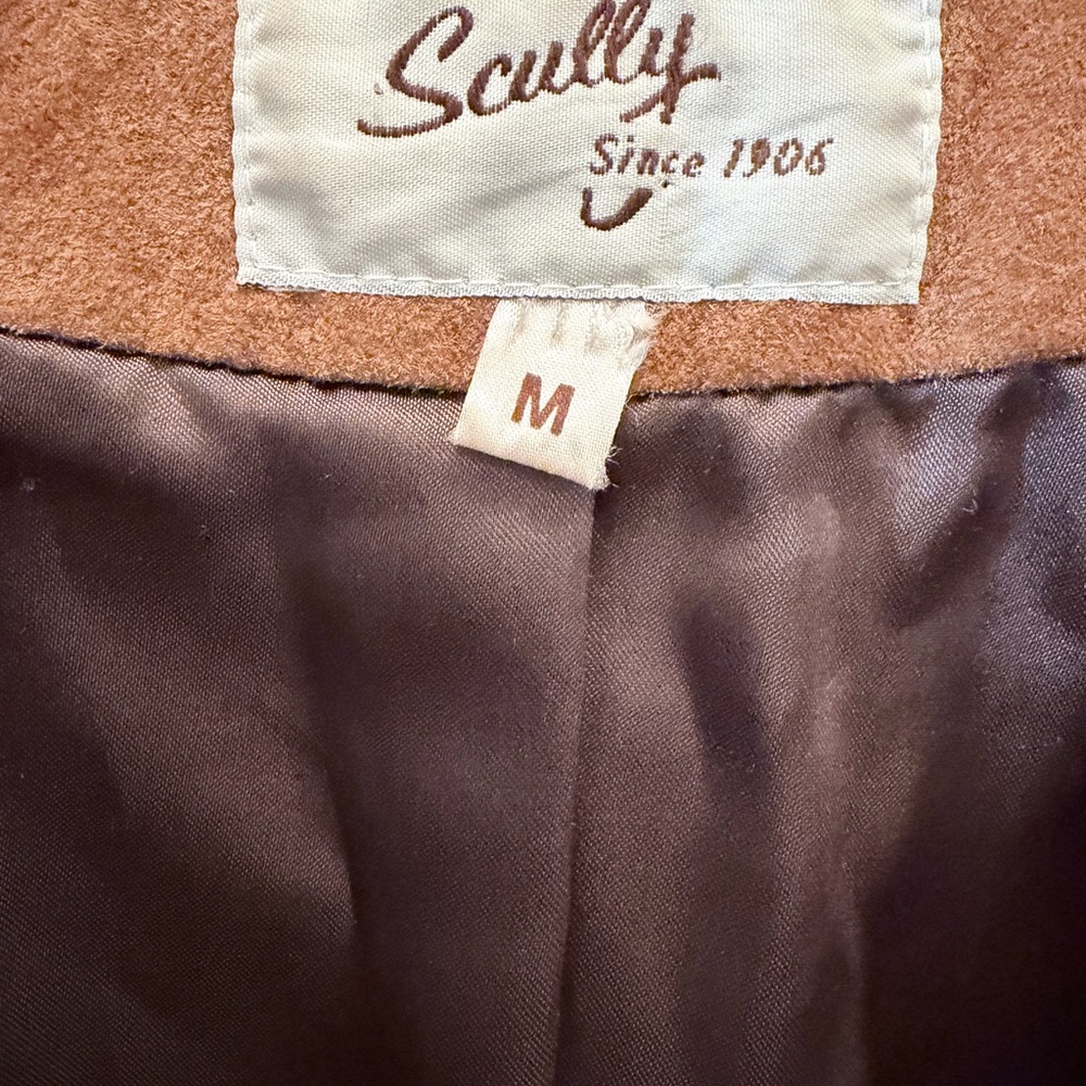Scully Tan Suede Leather Jacket with Fringe - Picture 3 of 3